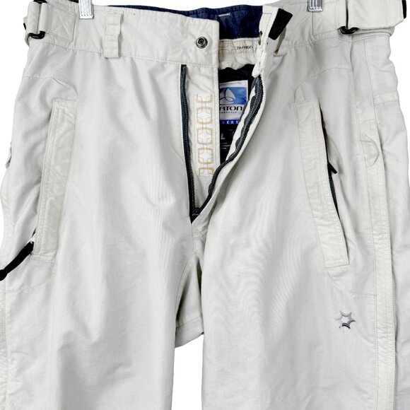 BURTON Universe Snowboard Ski Pants White Insulated Mesh Lined Men’s L - Picture 3 of 14